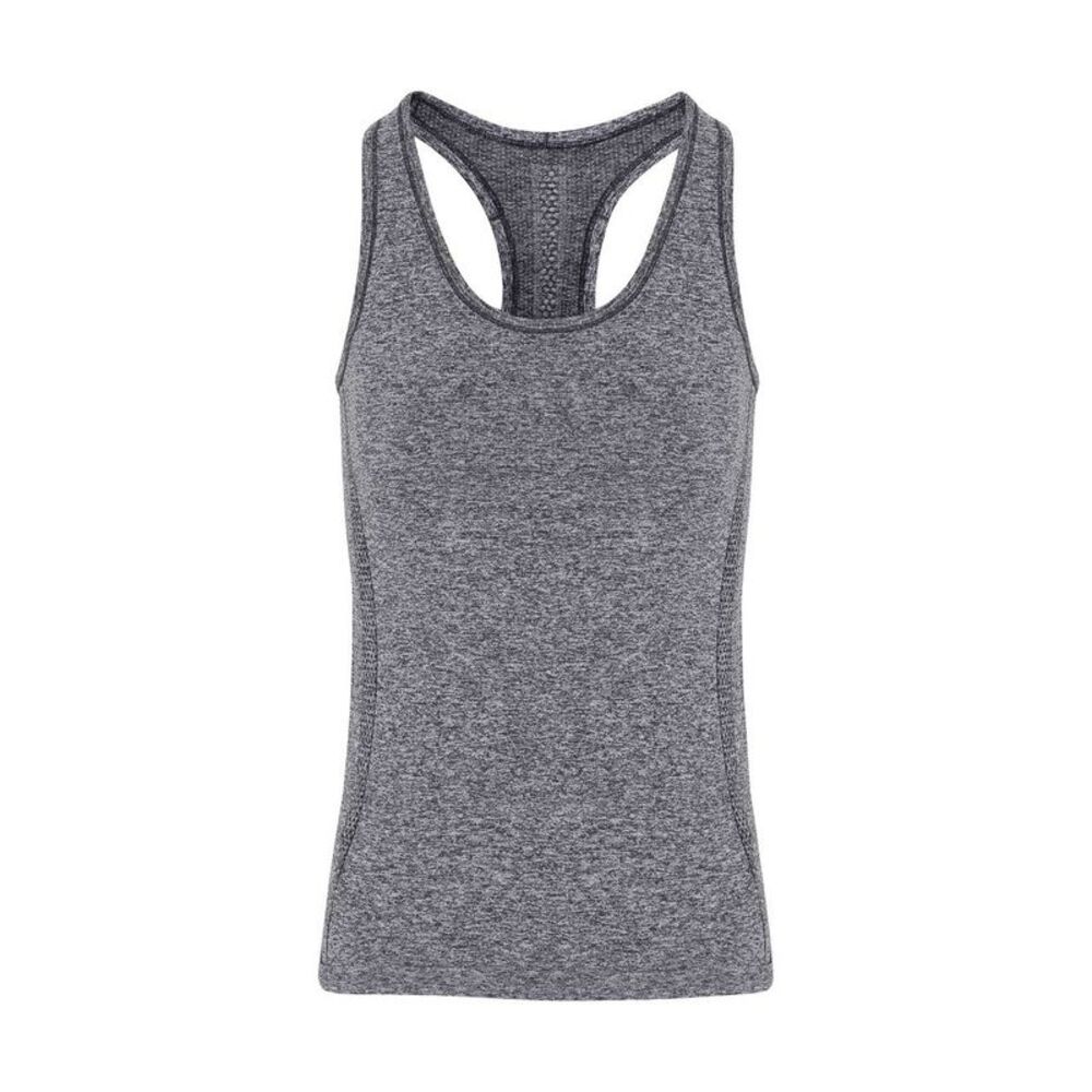 TriDri Womens/Ladies Seamless 3D Fit Multi Sport Sculpt Undershirt / Charcoal